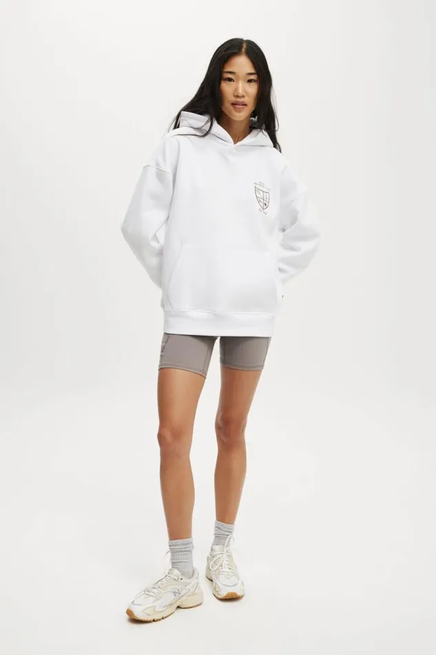 Cotton On SweatsandHoodies Plush Premium Graphic Hoodie Whiteheritage Wellness Club 8211 Women Cotton On SweatsandHoodies Plush Premium Graphic Hoodie Whiteheritage Wellness Club 8211 Women