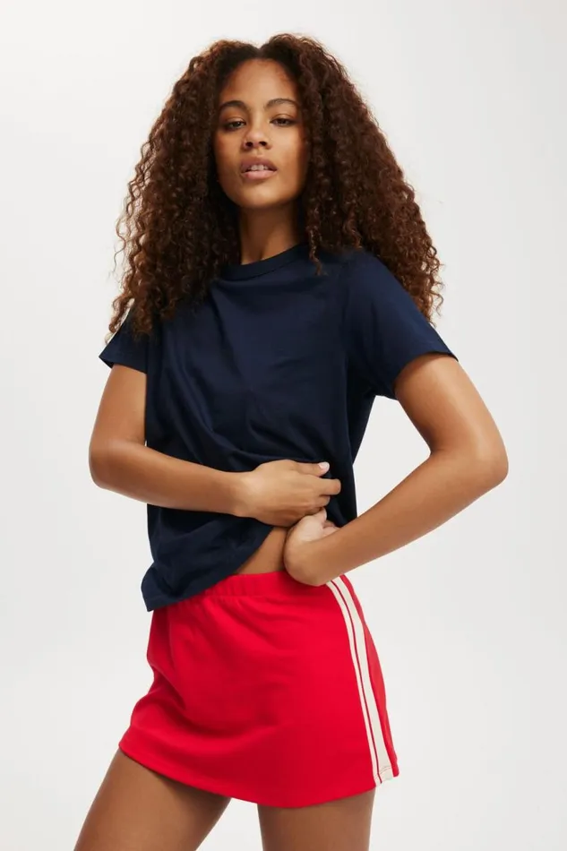 Cotton On SweatsandHoodies Retro Sporty Skirt Scarlet Red 8211 Women