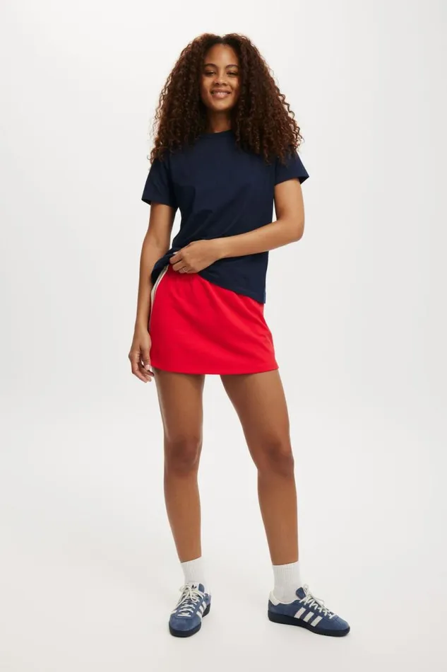 Cotton On SweatsandHoodies Retro Sporty Skirt Scarlet Red 8211 Women