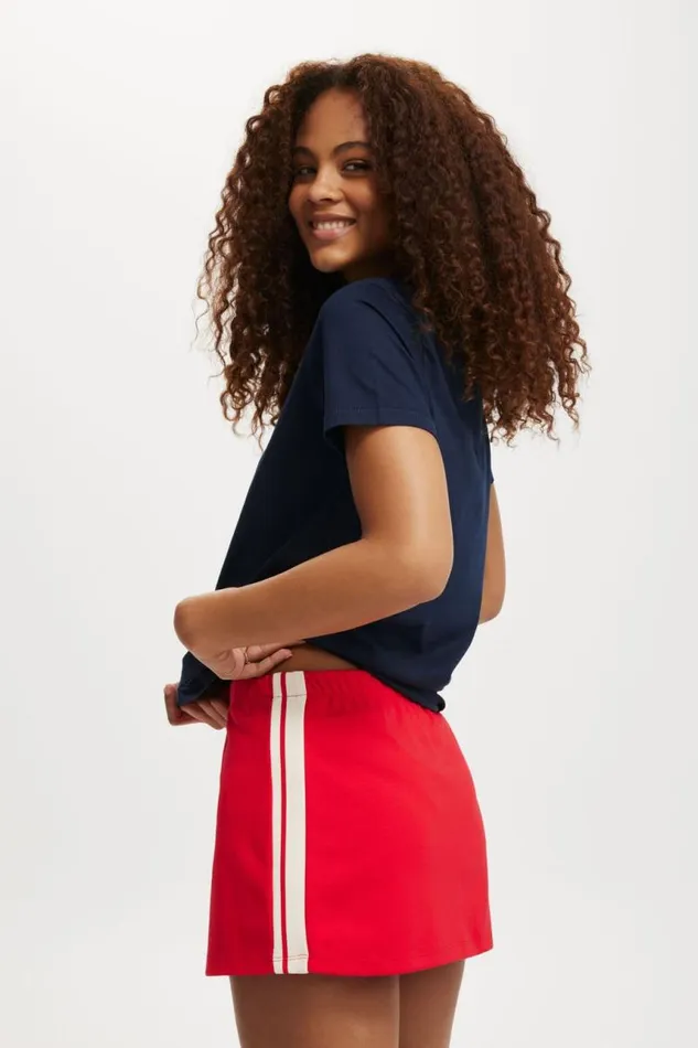 Cotton On SweatsandHoodies Retro Sporty Skirt Scarlet Red 8211 Women