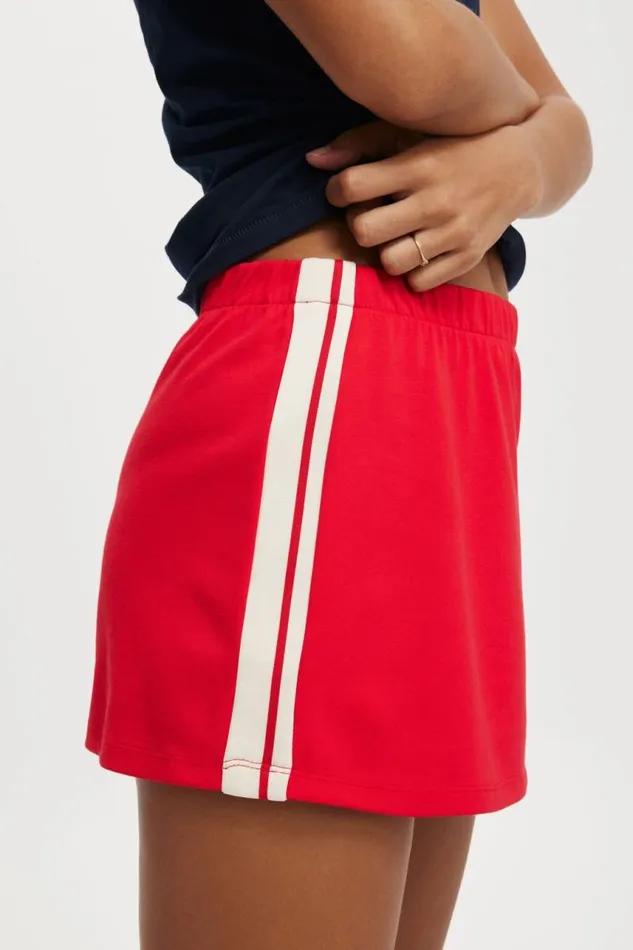 Cotton On SweatsandHoodies Retro Sporty Skirt Scarlet Red 8211 Women