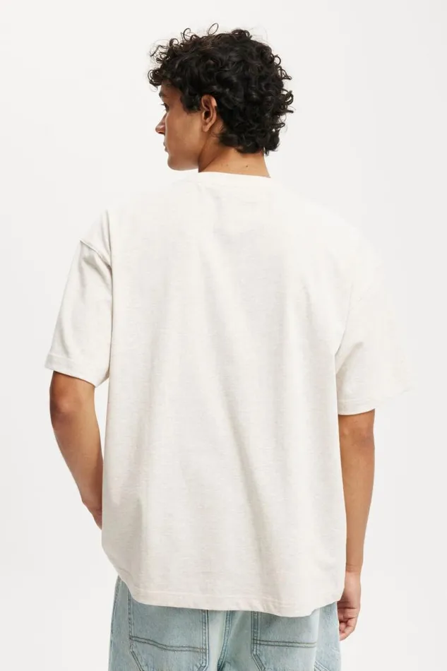 Cotton On Tees and Tanks Box Fit Graphic TShirt Oatmeal Marleeastern Village 8211 Men Cotton On Tees and Tanks Box Fit Graphic TShirt Oatmeal Marleeastern Village 8211 Men