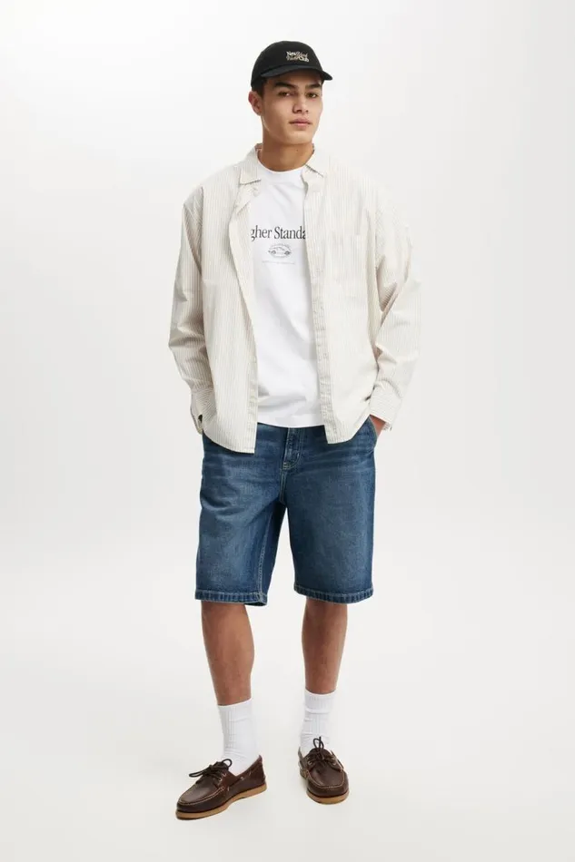 Cotton On Tees and Tanks Box Fit Graphic TShirt Whitehigher Standards 8211 Men Cotton On Tees and Tanks Box Fit Graphic TShirt Whitehigher Standards 8211 Men