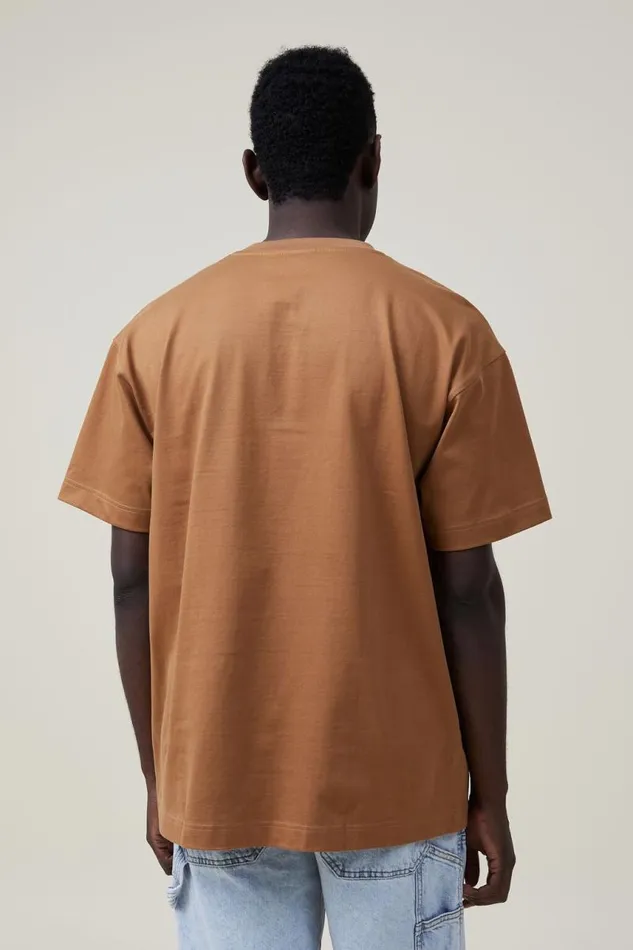 Cotton On Tees and Tanks Box Fit TShirt Ginger 8211 Men Cotton On Tees and Tanks Box Fit TShirt Ginger 8211 Men