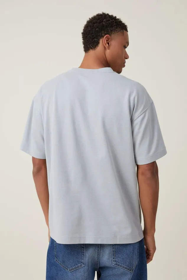 Cotton On Tees and Tanks Hyperweave TShirt Blue Haze 8211 Men Cotton On Tees and Tanks Hyperweave TShirt Blue Haze 8211 Men