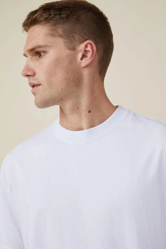 Cotton On Tees and Tanks Organic Loose Fit TShirt White 8211 Men Cotton On Tees and Tanks Organic Loose Fit TShirt White 8211 Men