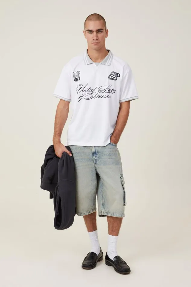 Cotton On Tees and Tanks Soccer Jersey Whiteunited Premier 8211 Men Cotton On Tees and Tanks Soccer Jersey Whiteunited Premier 8211 Men