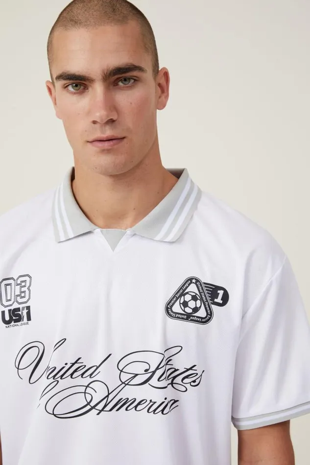 Cotton On Tees and Tanks Soccer Jersey Whiteunited Premier 8211 Men Cotton On Tees and Tanks Soccer Jersey Whiteunited Premier 8211 Men