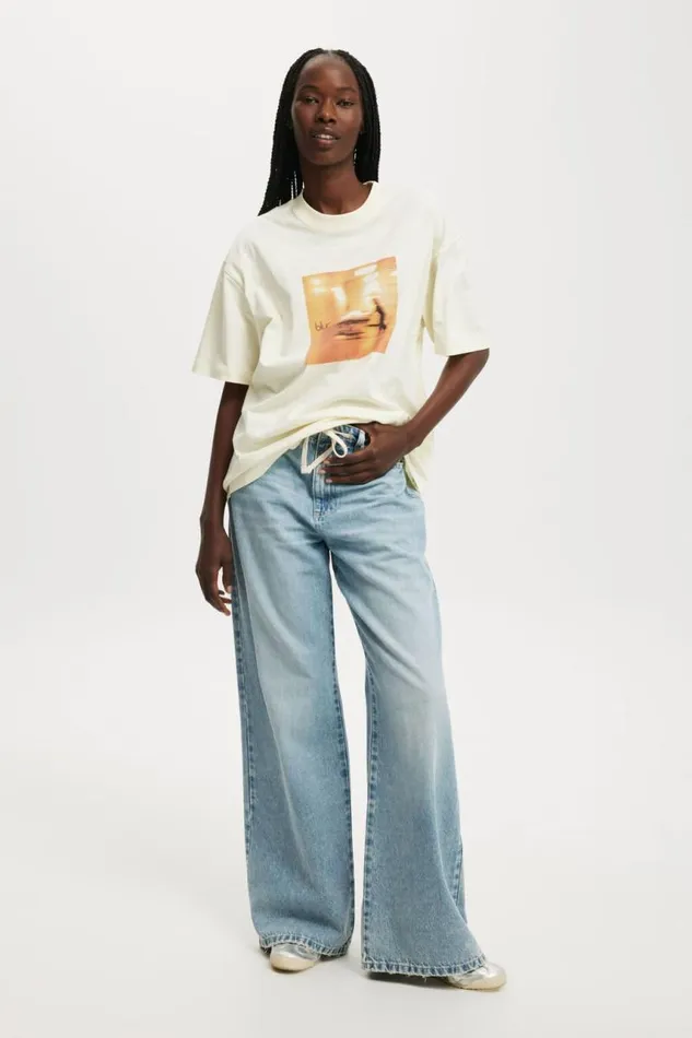 Cotton On Tops The Lcn Boxy Graphic Tee Lcn Wmg Blur Glamour In The Suncreme Fraiche 8211 Women Cotton On Tops The Lcn Boxy Graphic Tee Lcn Wmg Blur Glamour In The Suncreme Fraiche 8211 Women