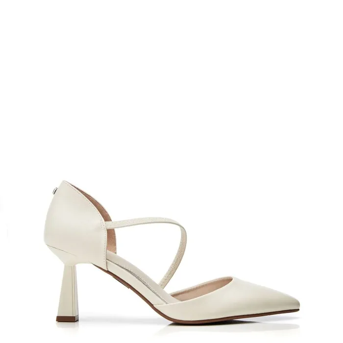 Court Shoes Women Moda In Pelle Camariya Off White Porvair