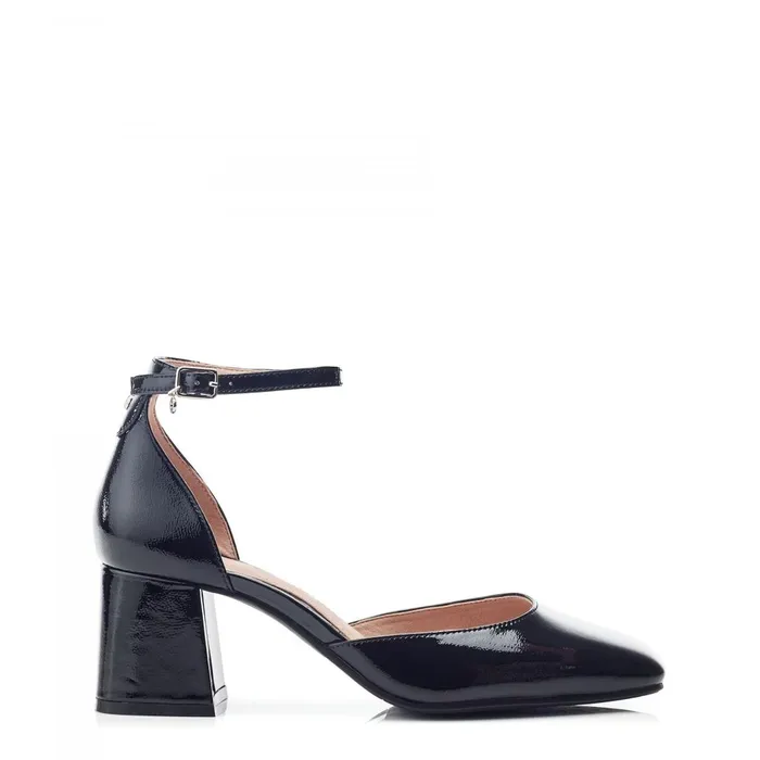 Court Shoes Women Moda In Pelle Dalziah Black Patent Leather