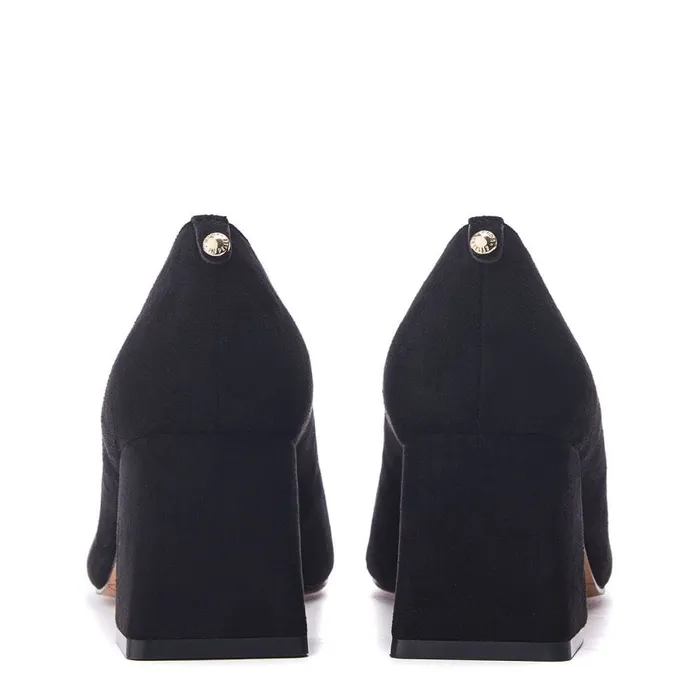 Court Shoes Women Moda In Pelle Gaela Black Alcantara