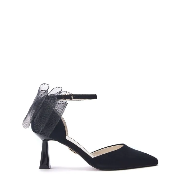 Court Shoes Women Moda In Pelle Hayzel Black Suede