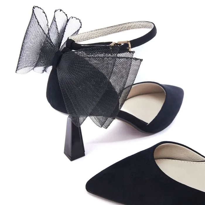 Court Shoes Women Moda In Pelle Hayzel Black Suede