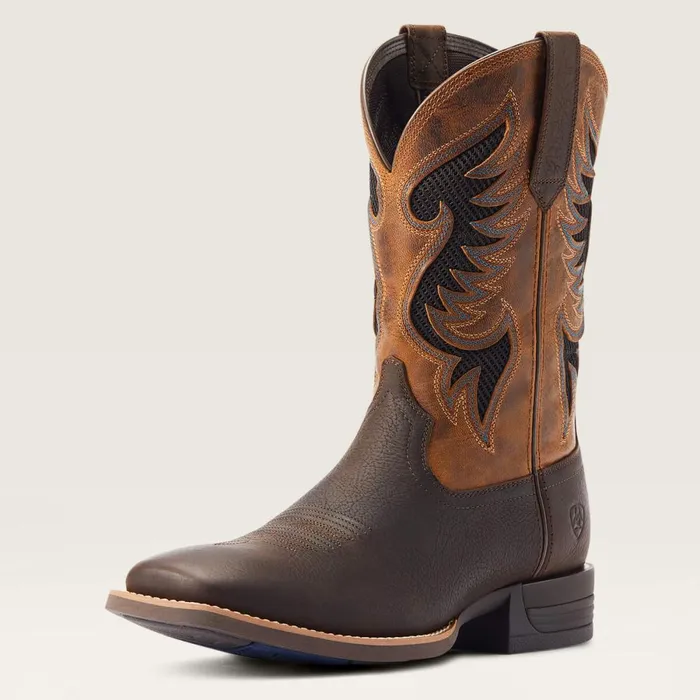 Cowpuncher VentTEK Cowboy Boot Dark Brown Men Ariat Western Boots