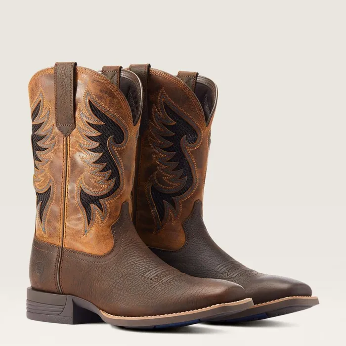 Cowpuncher VentTEK Cowboy Boot Dark Brown Men Ariat Western Boots Cowpuncher VentTEK Cowboy Boot Dark Brown Men Ariat Western Boots