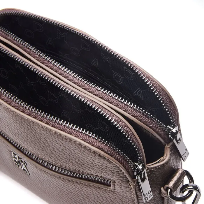 Crossbody Bags Women Moda In Pelle Aubree Bag Pewter Porvair