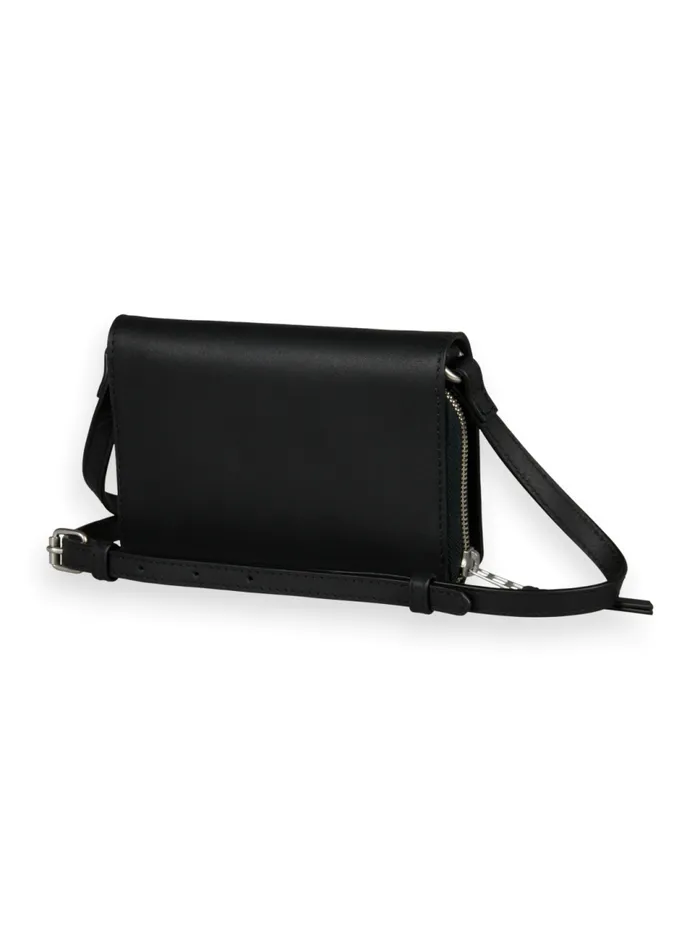 CROSSBODY WALLET WITH RIVETS Black Women Scotch and Soda Bags