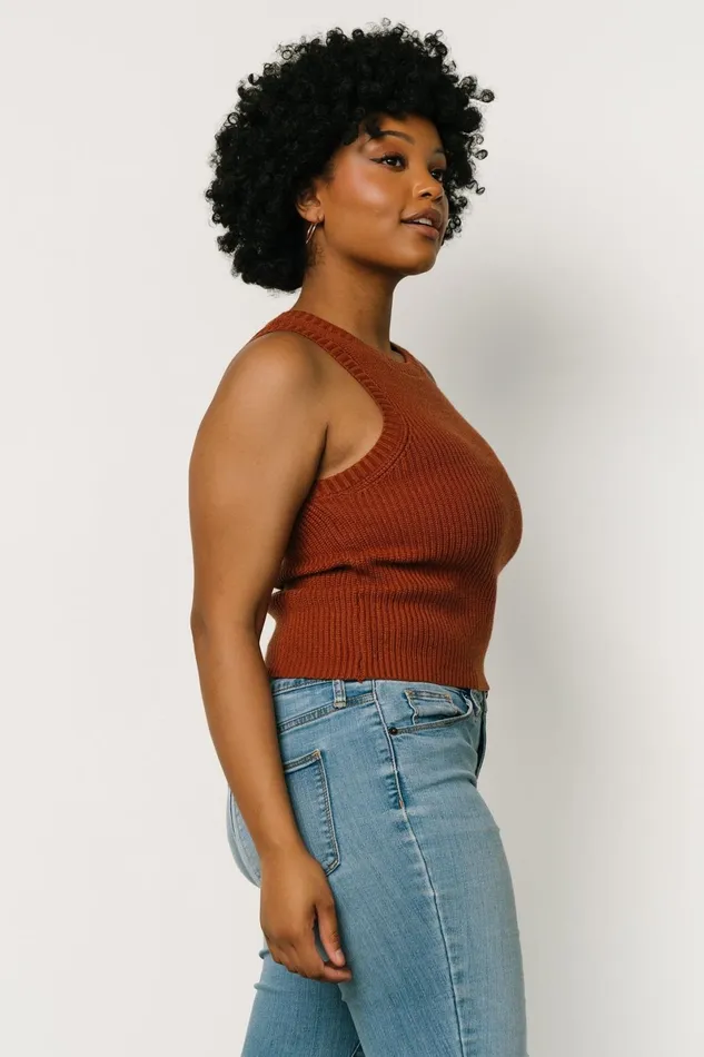 Cruz Knit Tank Top Copper Women Baltic Born Blouses Shirts Cruz Knit Tank Top Copper Women Baltic Born Blouses Shirts