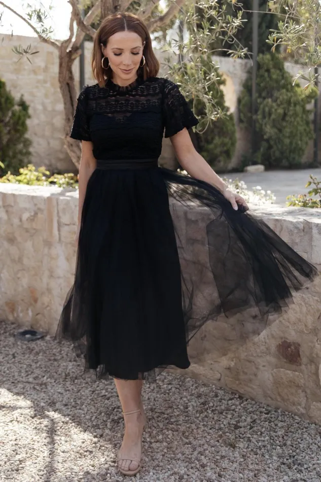 Darcy Tulle Midi Dress Black Women Baltic Born Tulle Styles Darcy Tulle Midi Dress Black Women Baltic Born Tulle Styles