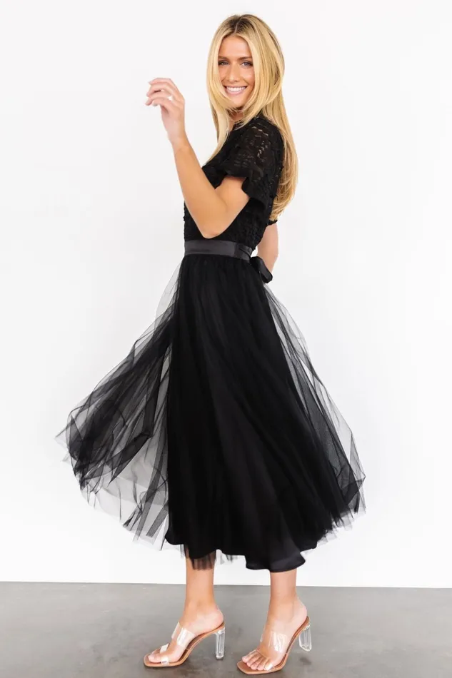 Darcy Tulle Midi Dress Black Women Baltic Born Tulle Styles Darcy Tulle Midi Dress Black Women Baltic Born Tulle Styles