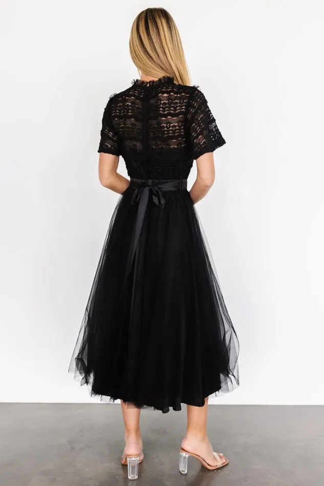 Darcy Tulle Midi Dress Black Women Baltic Born Tulle Styles Darcy Tulle Midi Dress Black Women Baltic Born Tulle Styles