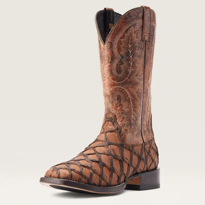 Deep Water Western Boot Aged Tan Piraruci Men Ariat Western Boots