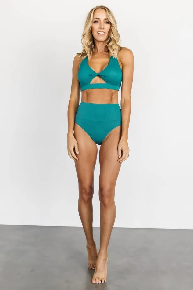 Del Mar Ribbed Bikini Bottom Jade Women Baltic Born Bikini Del Mar Ribbed Bikini Bottom Jade Women Baltic Born Bikini