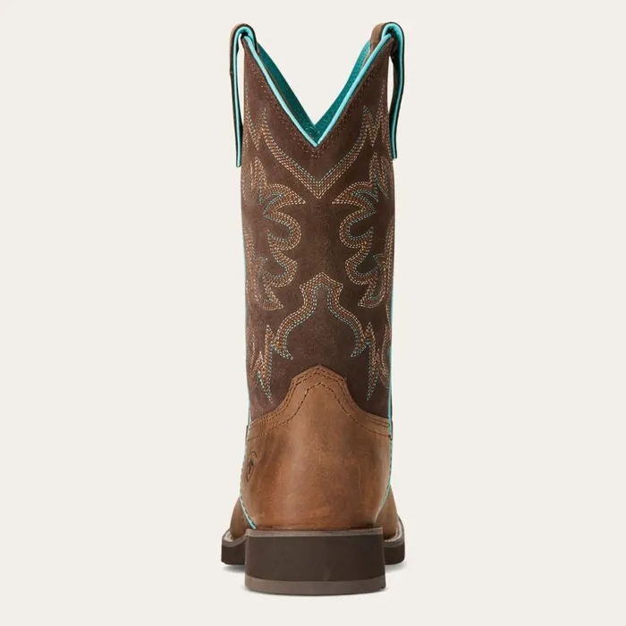 Delilah Round Toe Western Boot Distressed Brown Women Ariat Western Boots Delilah Round Toe Western Boot Distressed Brown Women Ariat Western Boots