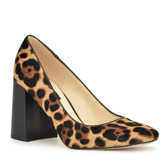 Deon Dress Pumps Tan Leopard Women Nine West Pumps Deon Dress Pumps Tan Leopard Women Nine West Pumps