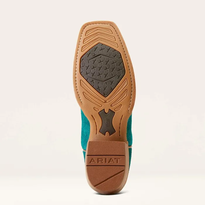 Derby Monroe Western Boot Ancient Turquoise Roughout Women Ariat Western Boots Derby Monroe Western Boot Ancient Turquoise Roughout Women Ariat Western Boots