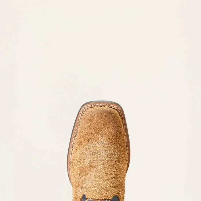 Derby Monroe Western Boot Tan Roughout Kids Ariat Big Kids039 Footwear