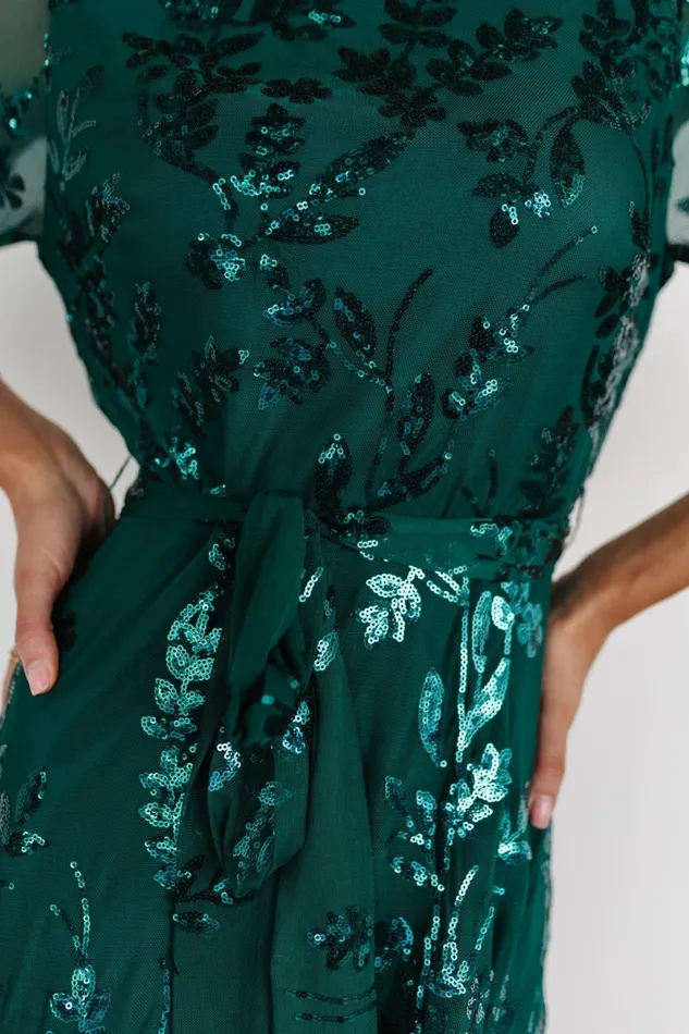 Destiny Sequin Maxi Dress Emerald Women Baltic Born Embellished Sequin Destiny Sequin Maxi Dress Emerald Women Baltic Born Embellished Sequin