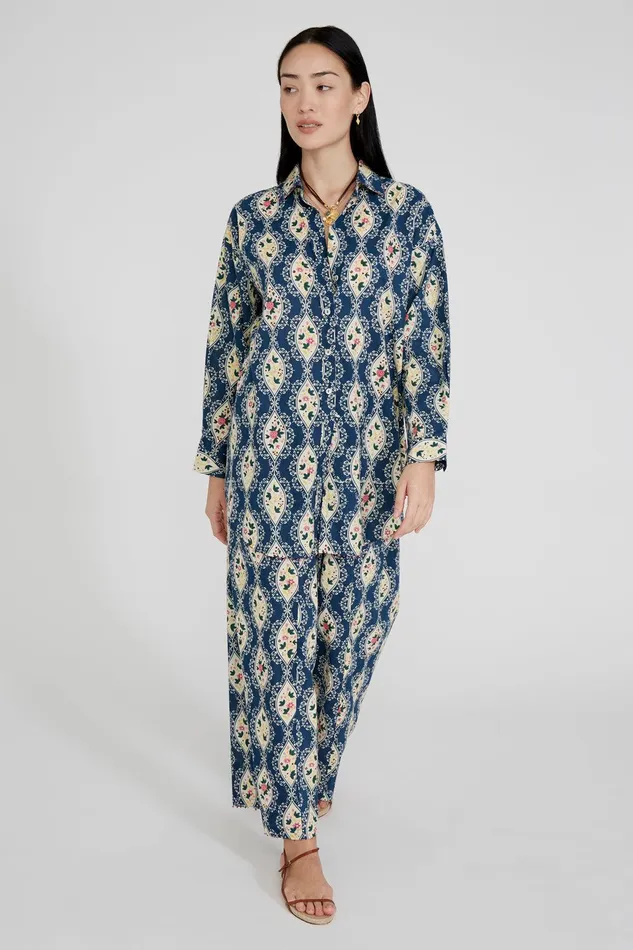 Devon Set Blue Women Chan Luu Loungewear