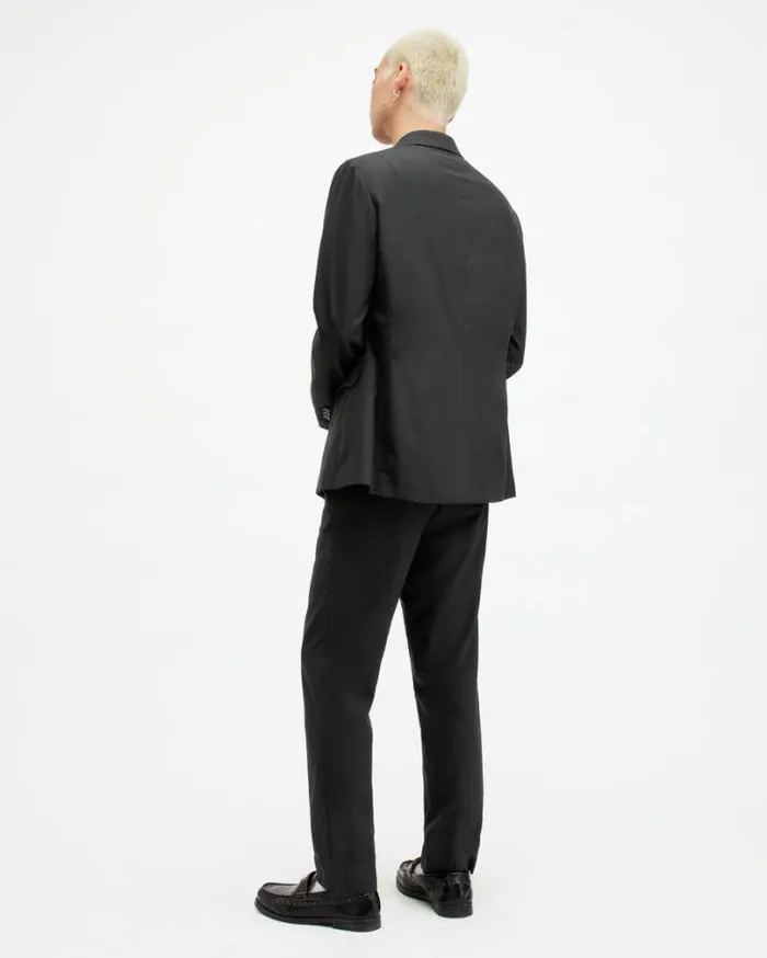 Dima Stretch Skinny Fit Pants Black Men AllSaints Pants