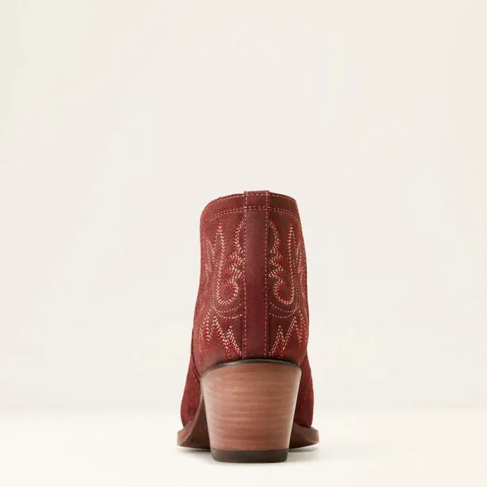 Dixon Bootie Merlot Suede Women Ariat Western Boots Dixon Bootie Merlot Suede Women Ariat Western Boots