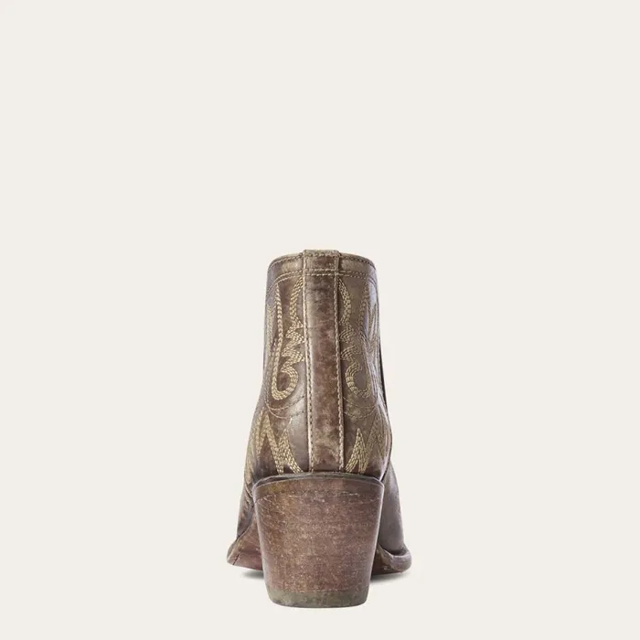 Dixon Bootie Naturally Distressed Brown Women Ariat Western Boots Dixon Bootie Naturally Distressed Brown Women Ariat Western Boots