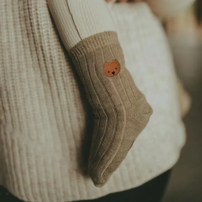 Donsje Amsterdam Accessories Baby Bell Socks Dusty Green