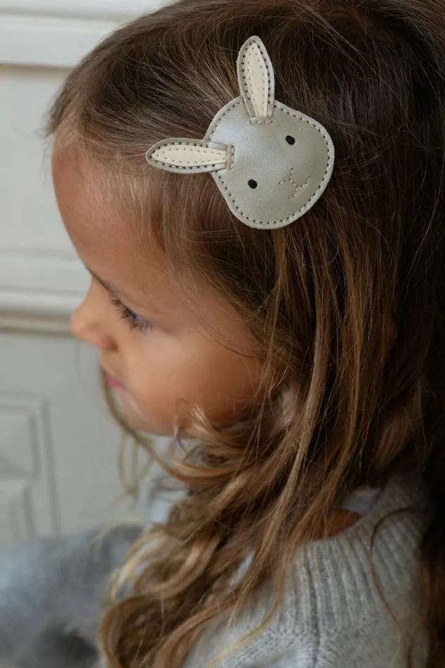 Donsje Amsterdam Accessories Baby Blinc Clip Champagne Metallic Leather
