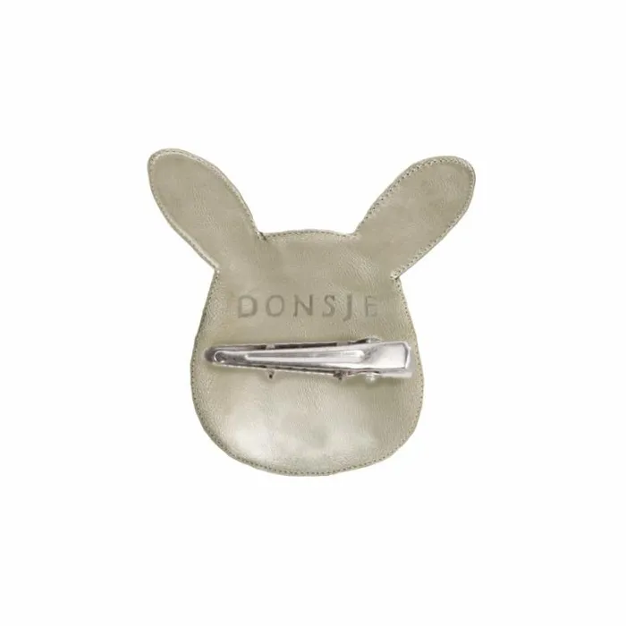 Donsje Amsterdam Accessories Baby Blinc Clip Champagne Metallic Leather