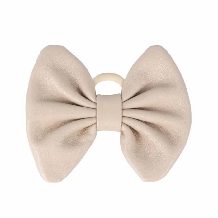Donsje Amsterdam Accessories Baby Floor Hair Tie Light Rust Sheep Leather