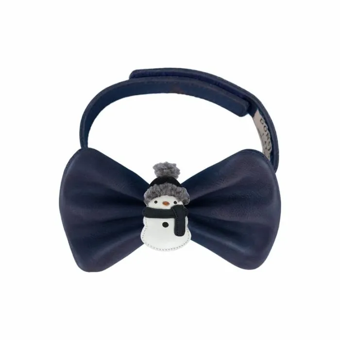 Donsje Amsterdam Accessories Baby Jery Bow Tie Navy Nubuck