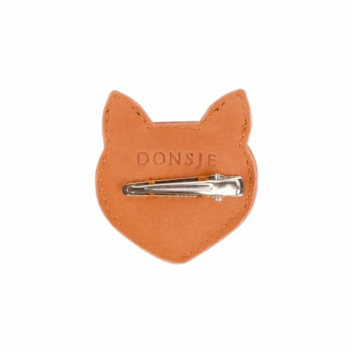 Donsje Amsterdam Accessories Baby Josy Classic Hairclip Maple Nubuck