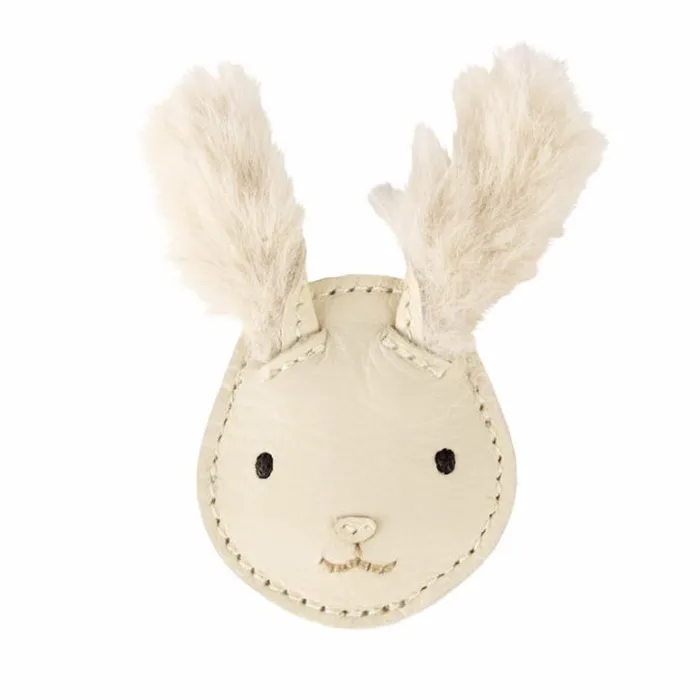 Donsje Amsterdam Accessories Baby Josy Exclusive Hairclip Cream Leather