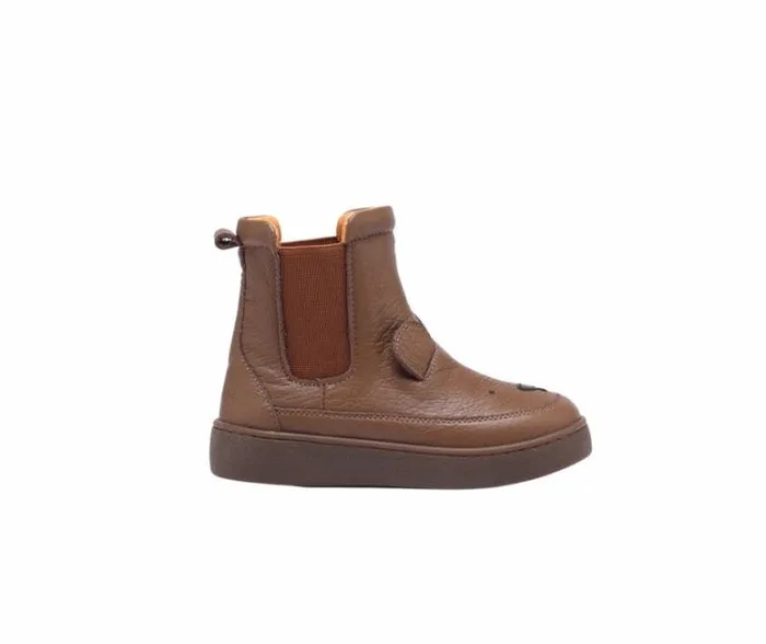 Donsje Amsterdam Animal Styles Boys Thuru Classic Boots Cognac Leather