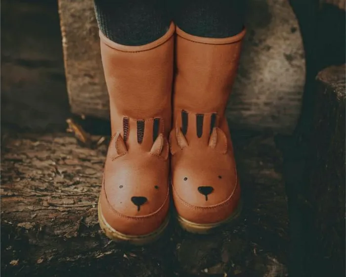 Donsje Amsterdam Animal Styles Boys Wadudu Classic Boots Fudge Leather