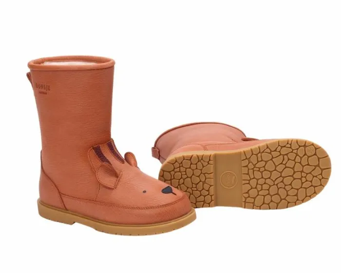 Donsje Amsterdam Animal Styles Boys Wadudu Classic Boots Fudge Leather