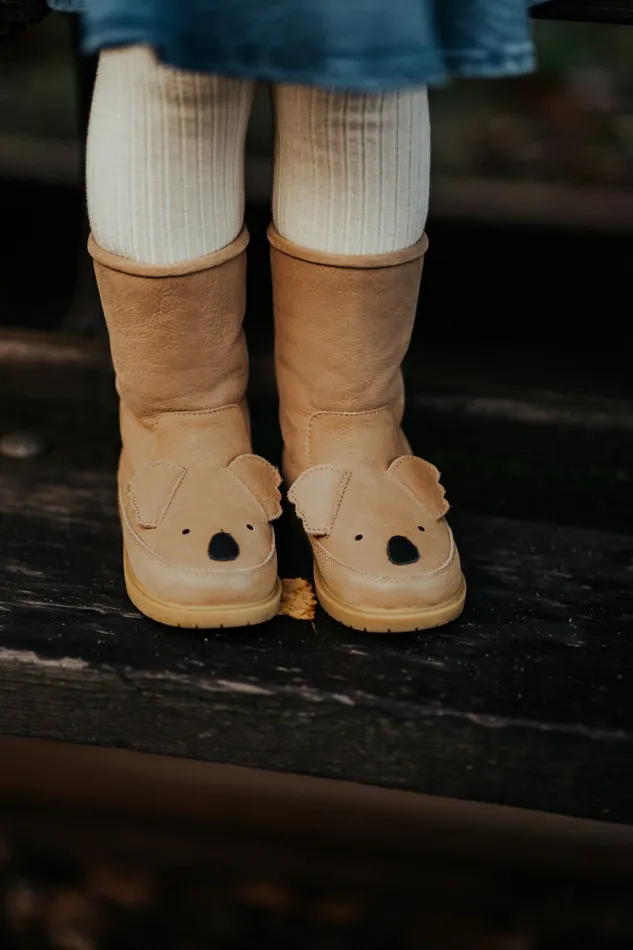 Donsje Amsterdam Animal Styles Boys Wadudu Classic Boots Truffle Leather
