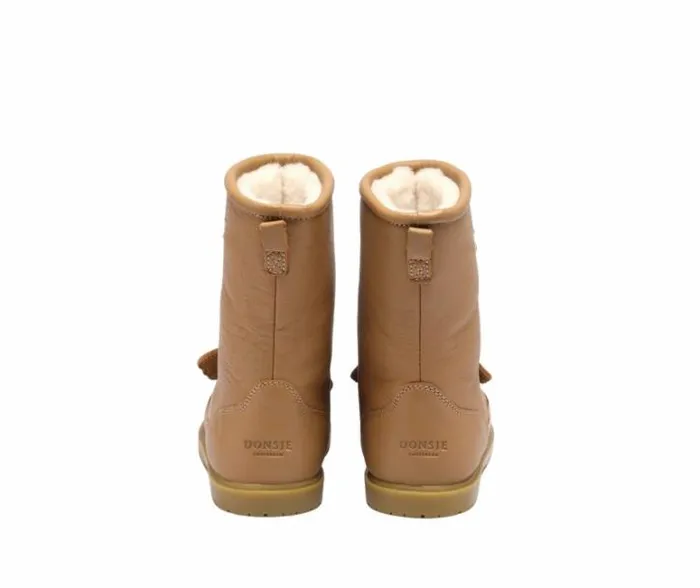 Donsje Amsterdam Animal Styles Boys Wadudu Classic Boots Truffle Leather