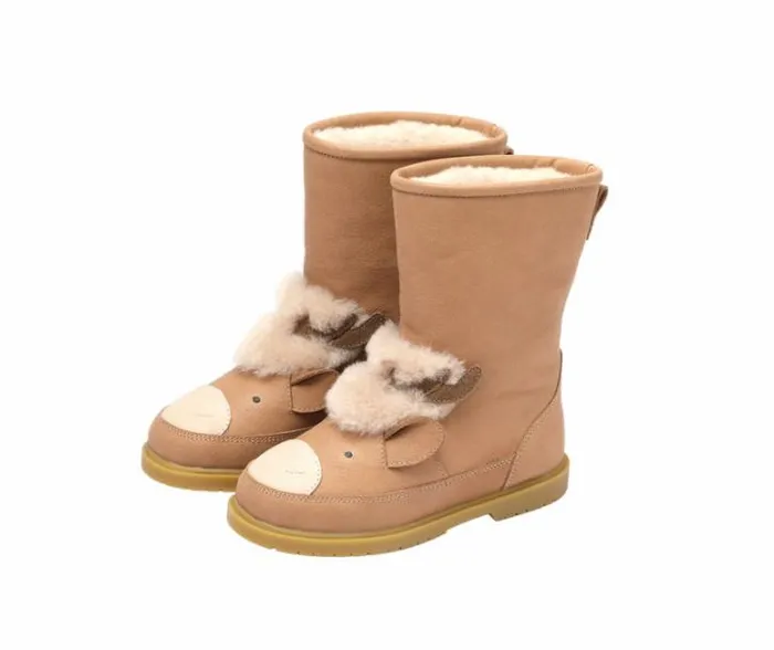 Donsje Amsterdam Animal Styles Boys Wadudu Exclusive Boots Truffle Leather